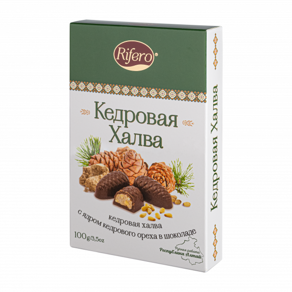 №1 Риф и ко Конфеты "Кедровая халва" 100г   в Гусь-Хрустальном