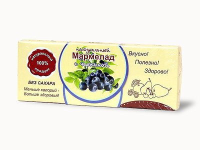  Мармелад натуральный "Черника" 140г в Гусь-Хрустальном