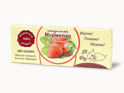  Мармелад натуральный "Клубника" 140г в Гусь-Хрустальном