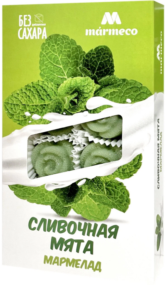  Мармелад без сахара  "Сливочная мята" 180г  в Гусь-Хрустальном