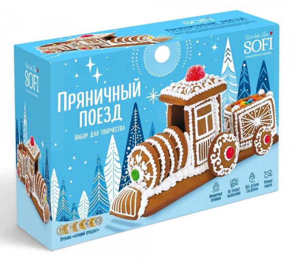 №1 Набор для творчества "Пряничный поезд", 750г  в Гусь-Хрустальном